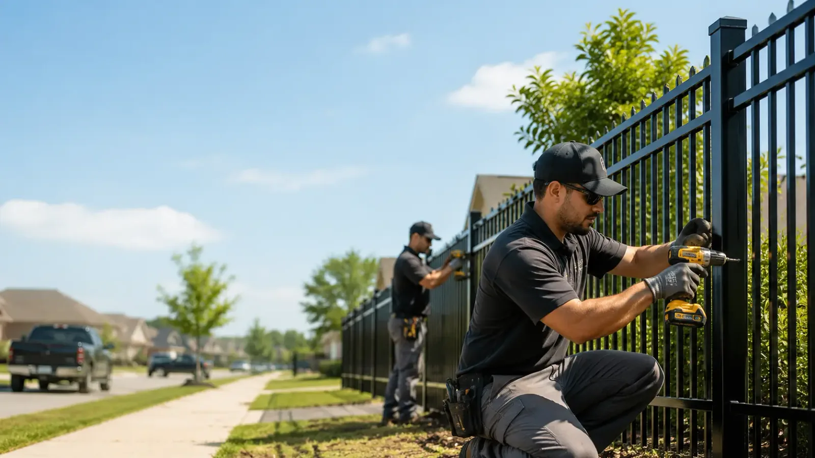 Metal Fence Installation in Bondville, IL